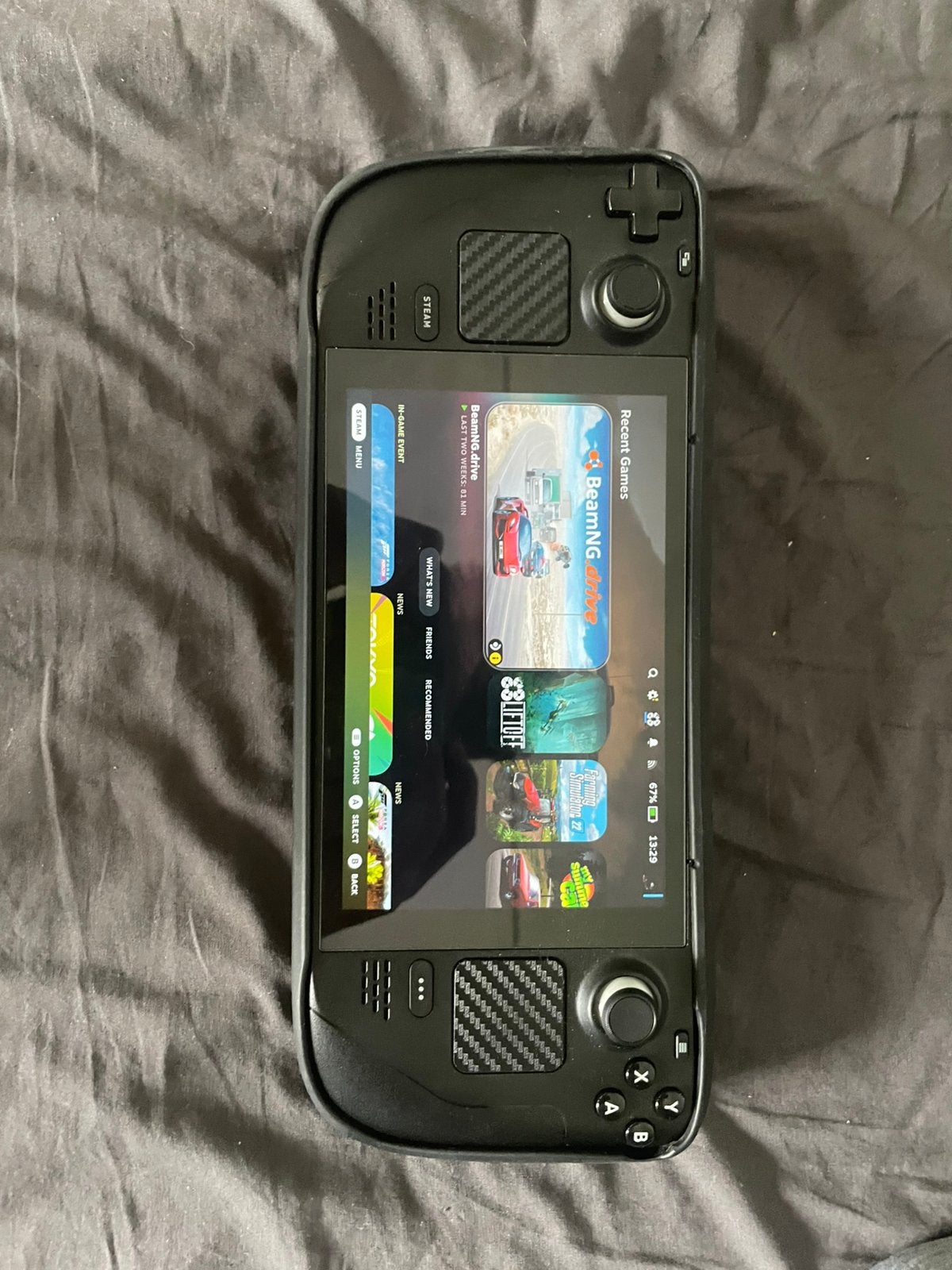 Steam deck LCD 256gb - nette staat - dpad up defect, Spelcomputers en Games, Spelcomputers | Overige, Ophalen of Verzenden, Valve
