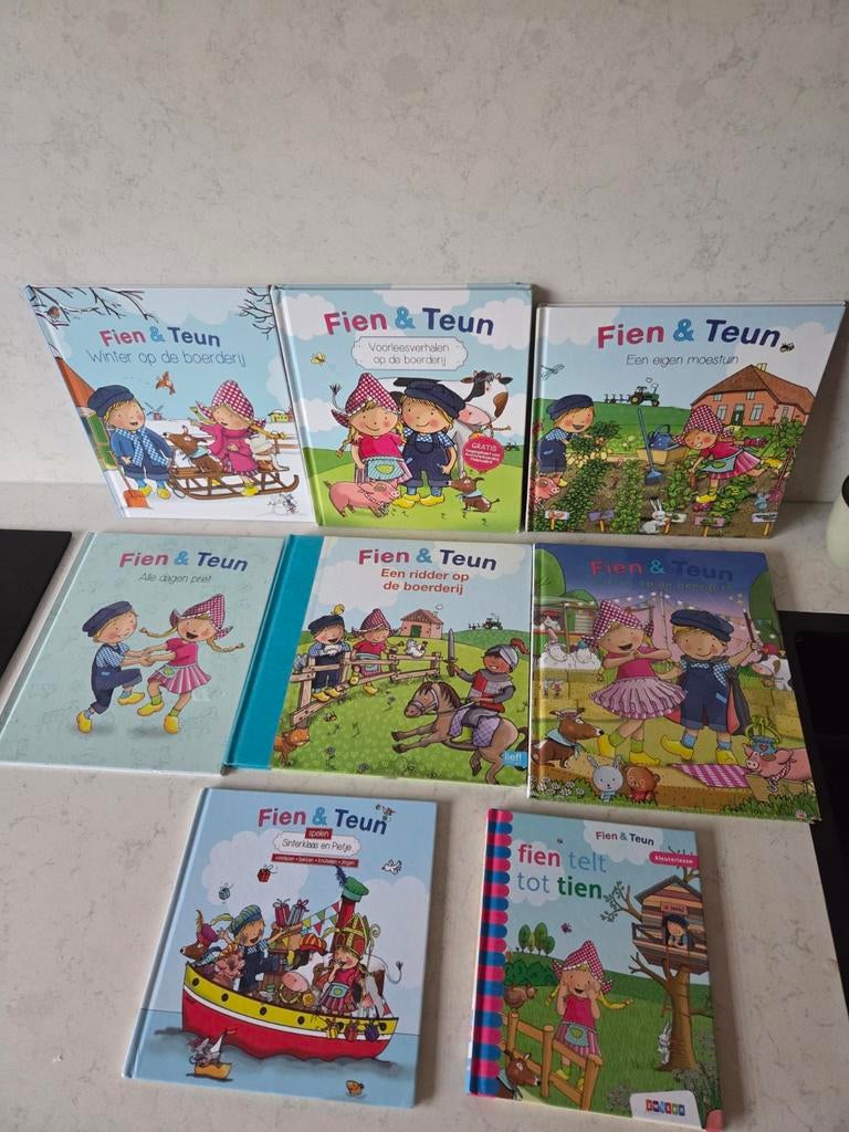 8x boeken - Fien & Teun, Ophalen of Verzenden, Gelezen, 3 tot 4 jaar