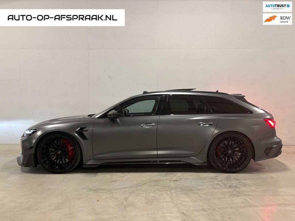 Audi RS6-R ABT 1/125 Ceramic 740pk B&O Carbon, Auto's, Audi, Automaat, Gebruikt, RS6, Leder