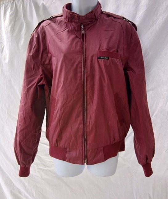 Leuke bordeaux rode tussenjas mt 40 merk Members Only, Maat 38/40 (M), ., Ophalen of Verzenden, Zo goed als nieuw
