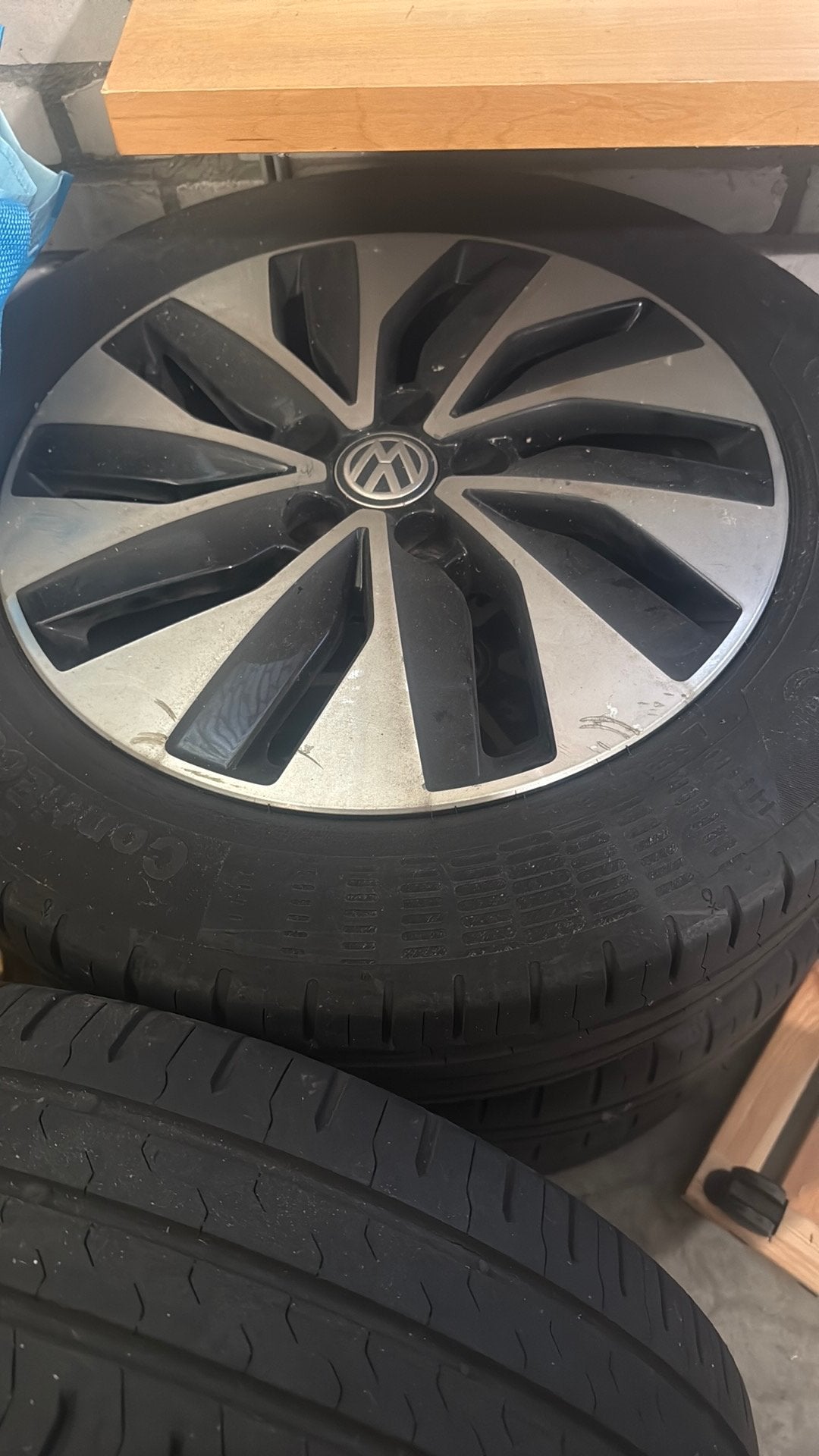 Vier all season banden volkswagen polo, Auto diversen, Wieldoppen, Ophalen of Verzenden, Zo goed als nieuw