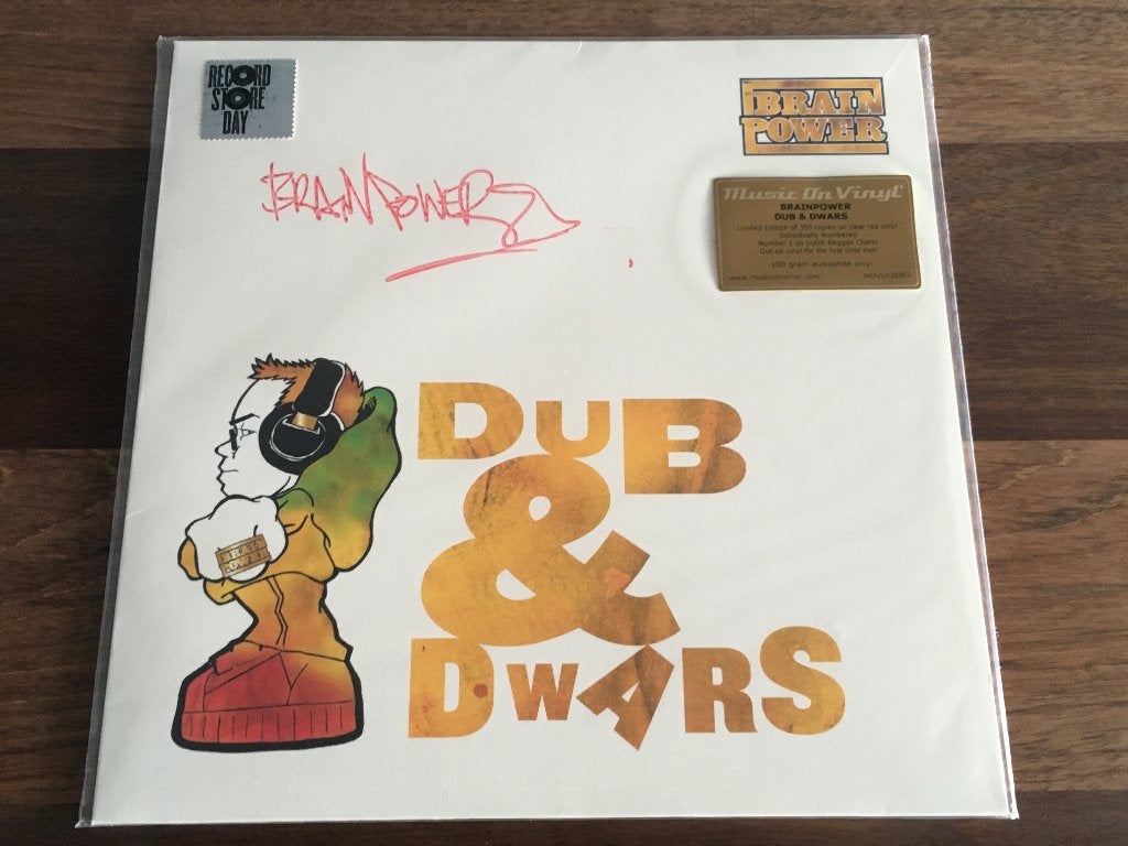 Vinyl LP Brainpower Dub&Dwars RED GESIGNEERD RSD 2018 NIEUW, Limited edition, LP, Hiphop of Rap, Ophalen of Verzenden