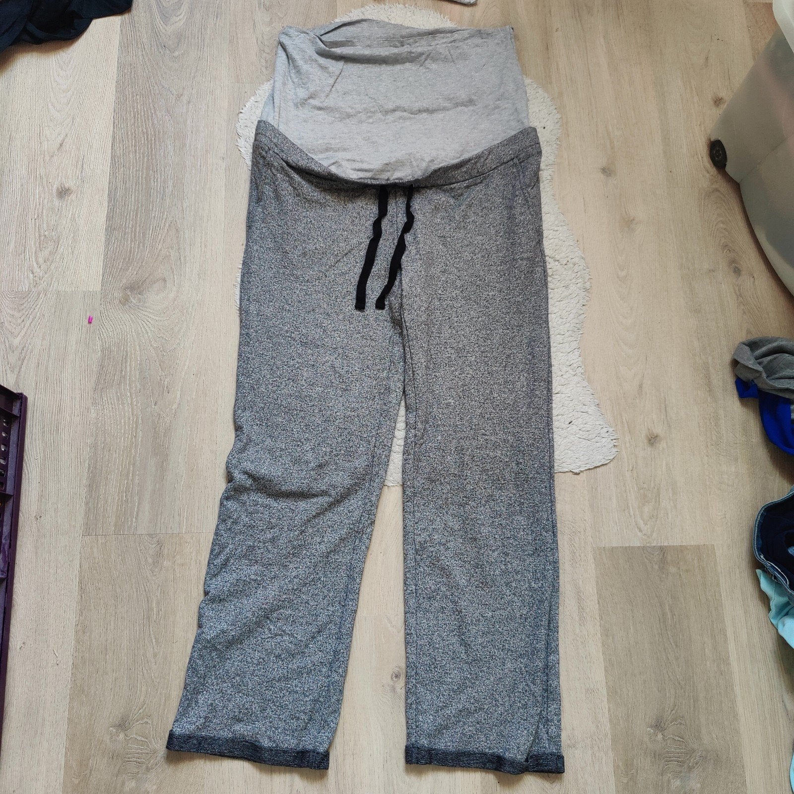 Esmara zwangerschapsbroek, grijs, maat L44/46, Maat 42/44 (L), Grijs, Gedragen, Broek of Spijkerbroek