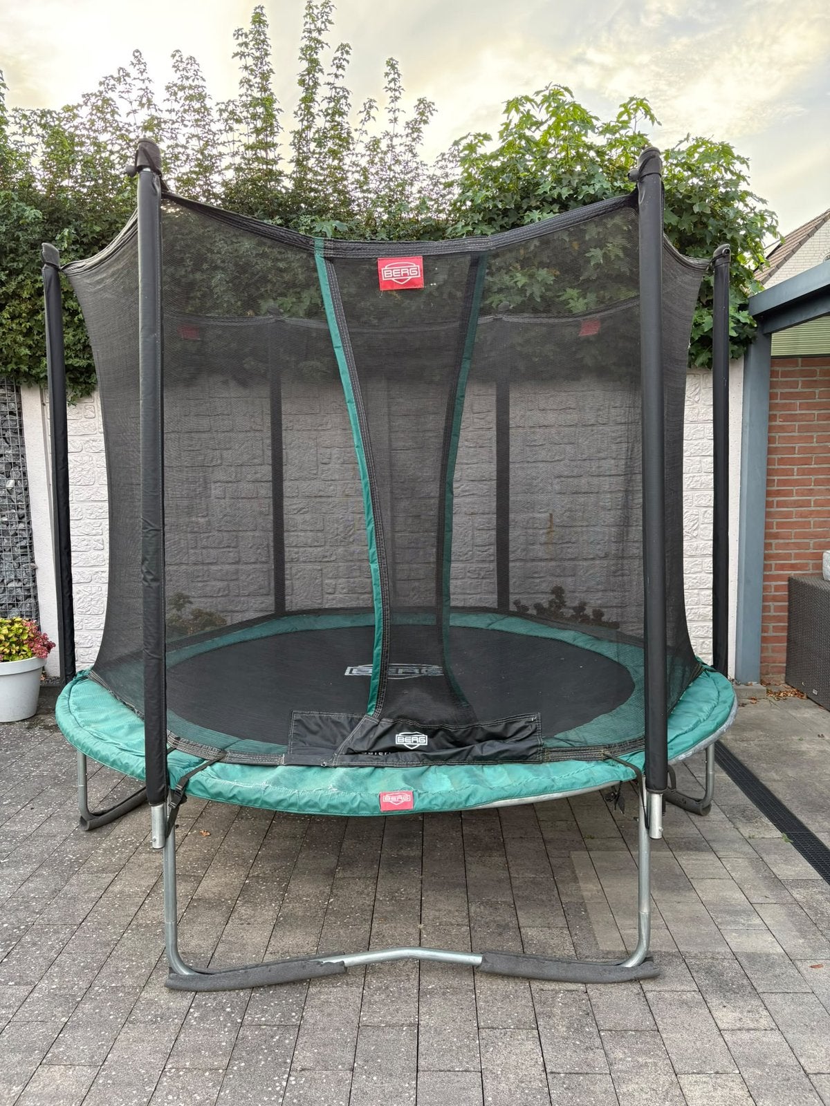 In goede staat Berg Talent trampoline 240 cm met safety net!, Kinderen en Baby's, Ophalen, Gebruikt