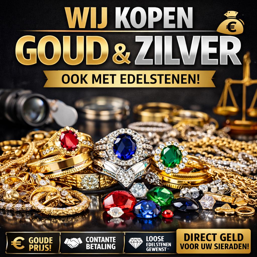 Diamant juweel goud zilver sapphire ruby robijn gezocht, Nieuw, Ophalen of Verzenden, 17 tot 18, Dame