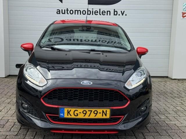 Ford Fiesta 1.0 Black Edition -Nieuwe DB riem - Cruise - LED, Voorwielaandrijving, Stof, 1028 kg, Zwart