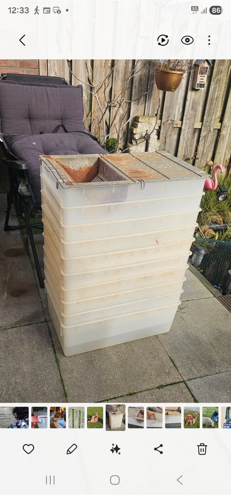 Kweekbakken, Ophalen of Verzenden, Minder dan 75 cm, Kooi, Minder dan 60 cm