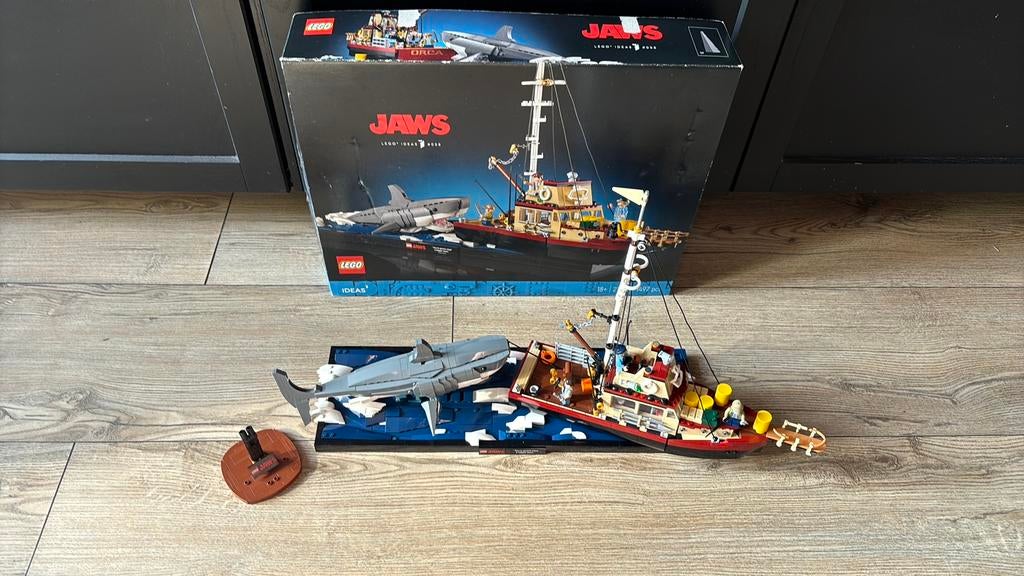 21350 lego jaws set met doos zonder boekje, Ophalen of Verzenden, Zo goed als nieuw