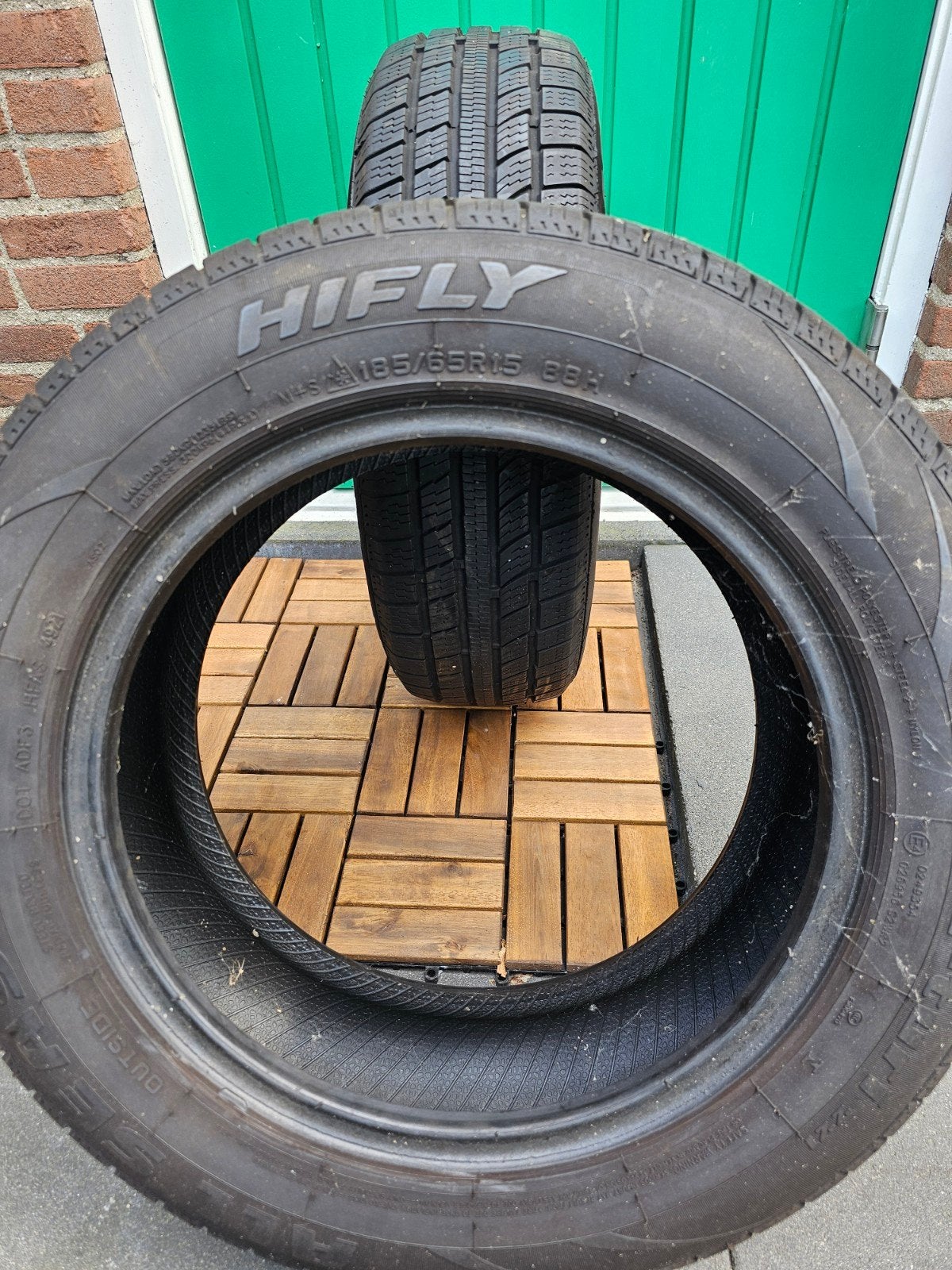 All Season Banden 185/65R15 88H (2 stuks), Gebruikt, 15 inch, All Season, Band(en)
