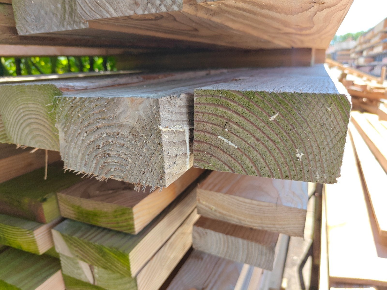 Douglas grijze balken 70x120mm 8x 400cm, Ophalen, Nieuw, Hout