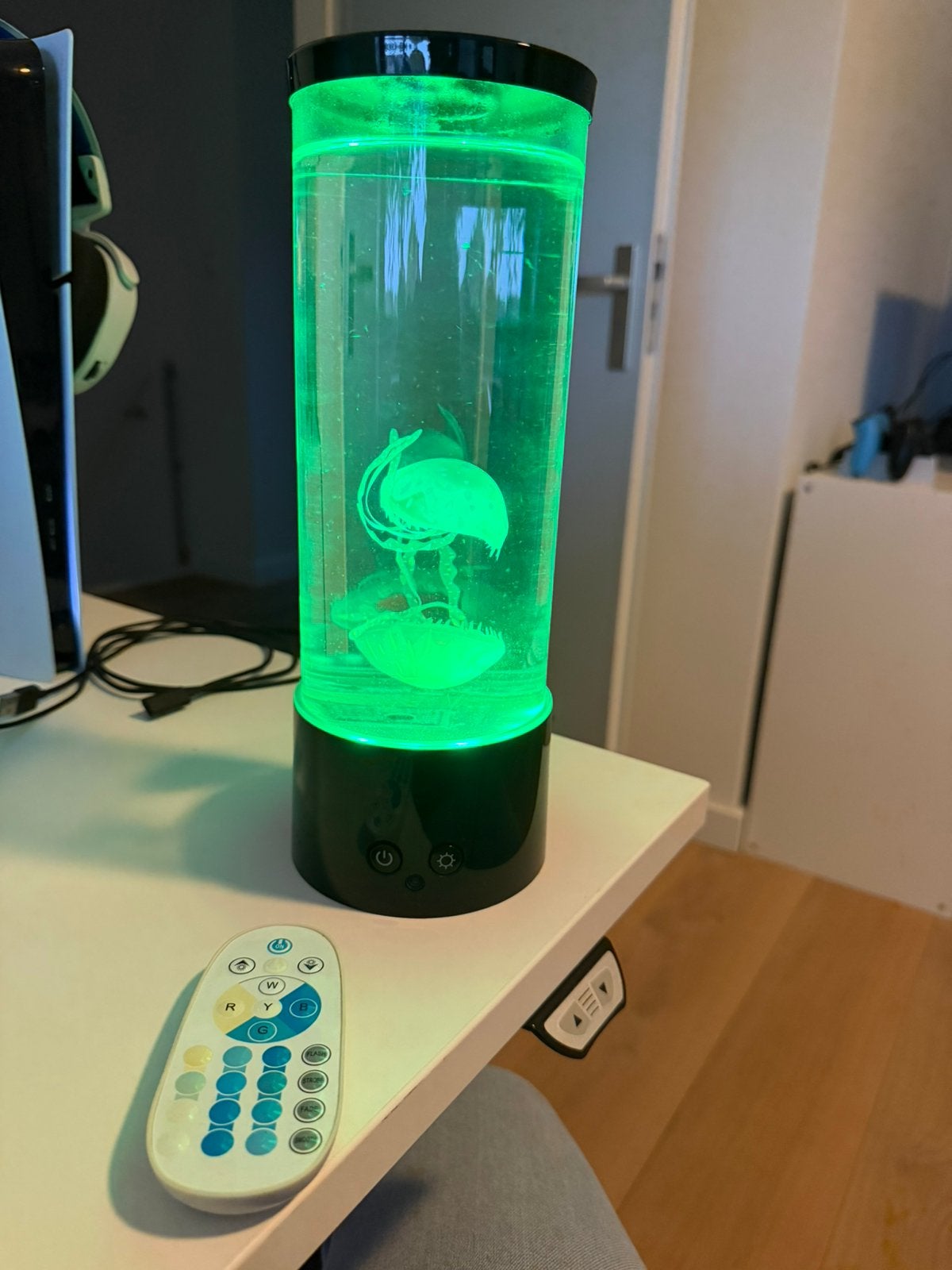 Lava lamp met afstandsbediening, Blauw, Ophalen of Verzenden, Zo goed als nieuw