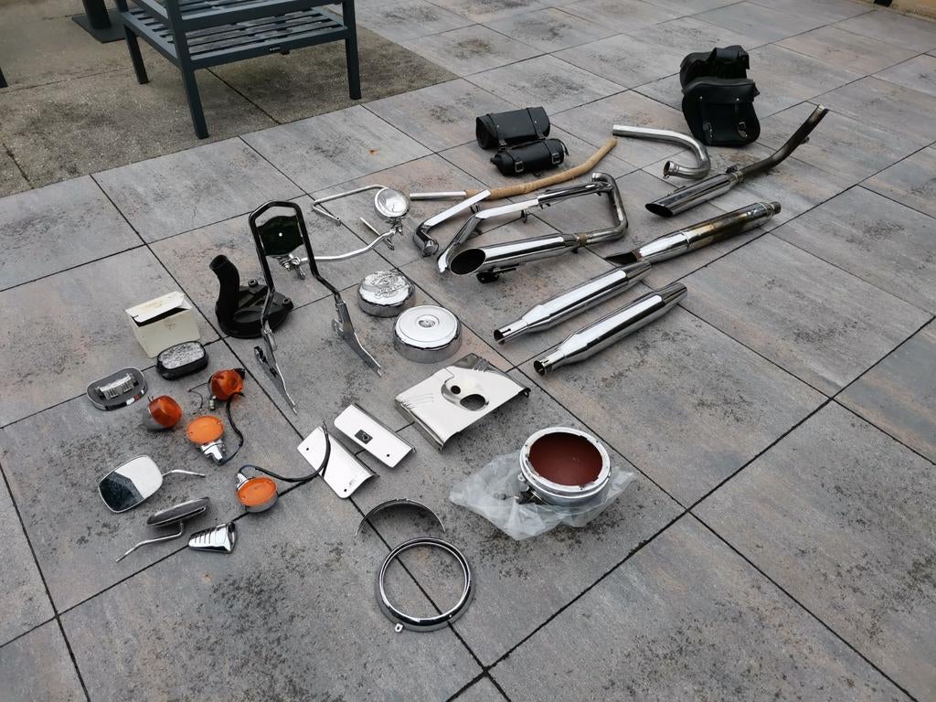 Harley-Davidson Fatboy onderdelen, Ophalen, Gebruikt