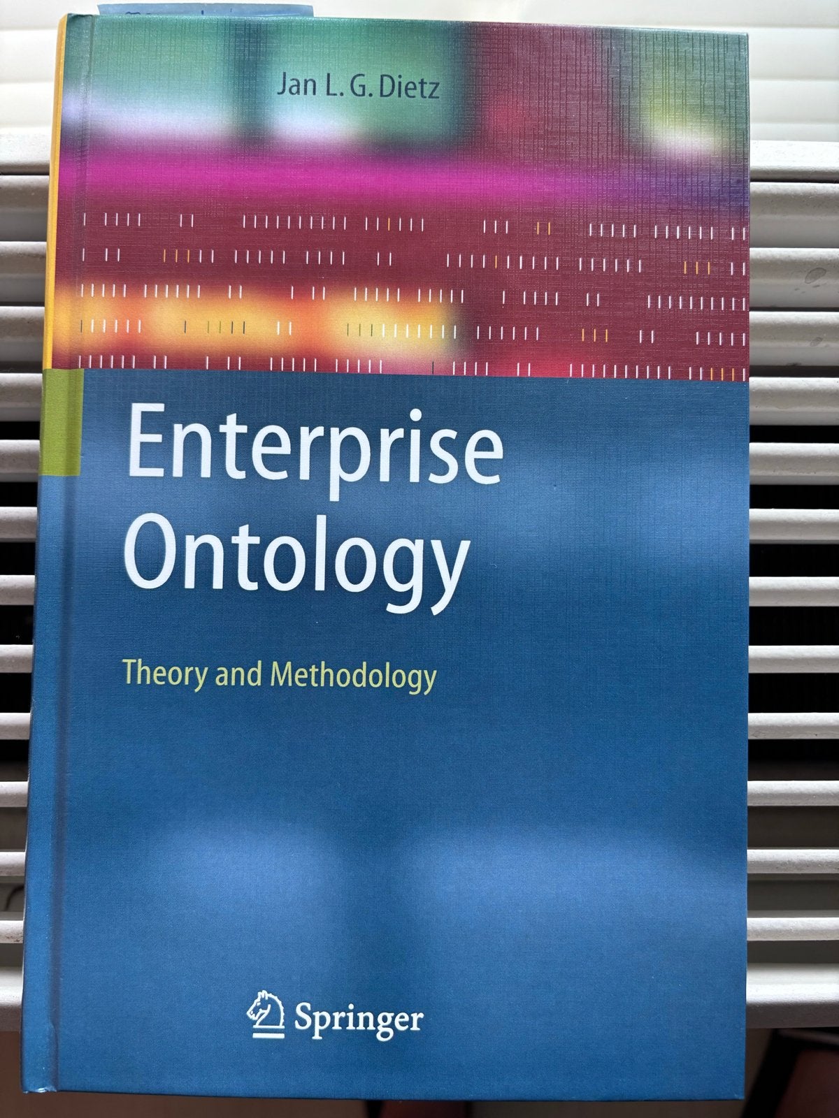 Enterprise Ontology: Theorie en Methodologie - Jan L.G. Diet, Ophalen of Verzenden, Gamma, Zo goed als nieuw, HBO