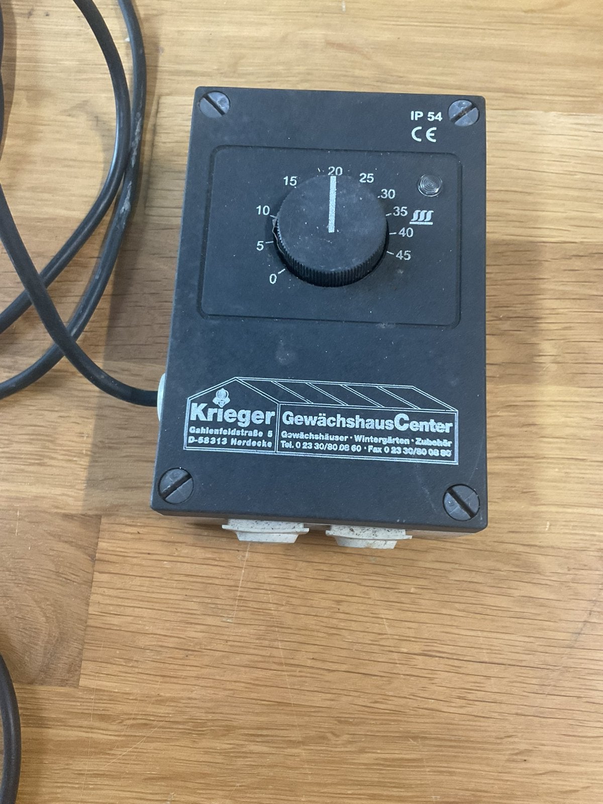 Temperatuur voeler regelaar meter terrarium plantenkast etc, Ophalen, Zo goed als nieuw