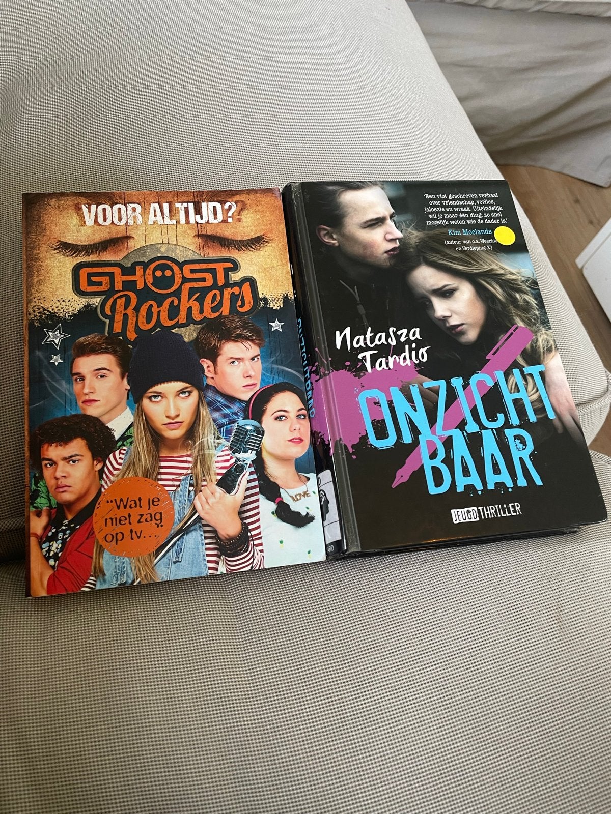 Ghost Rockers & Onzichtbaar: Jeugdthriller Boekenpakket, Ophalen of Verzenden, Zo goed als nieuw, Fictie
