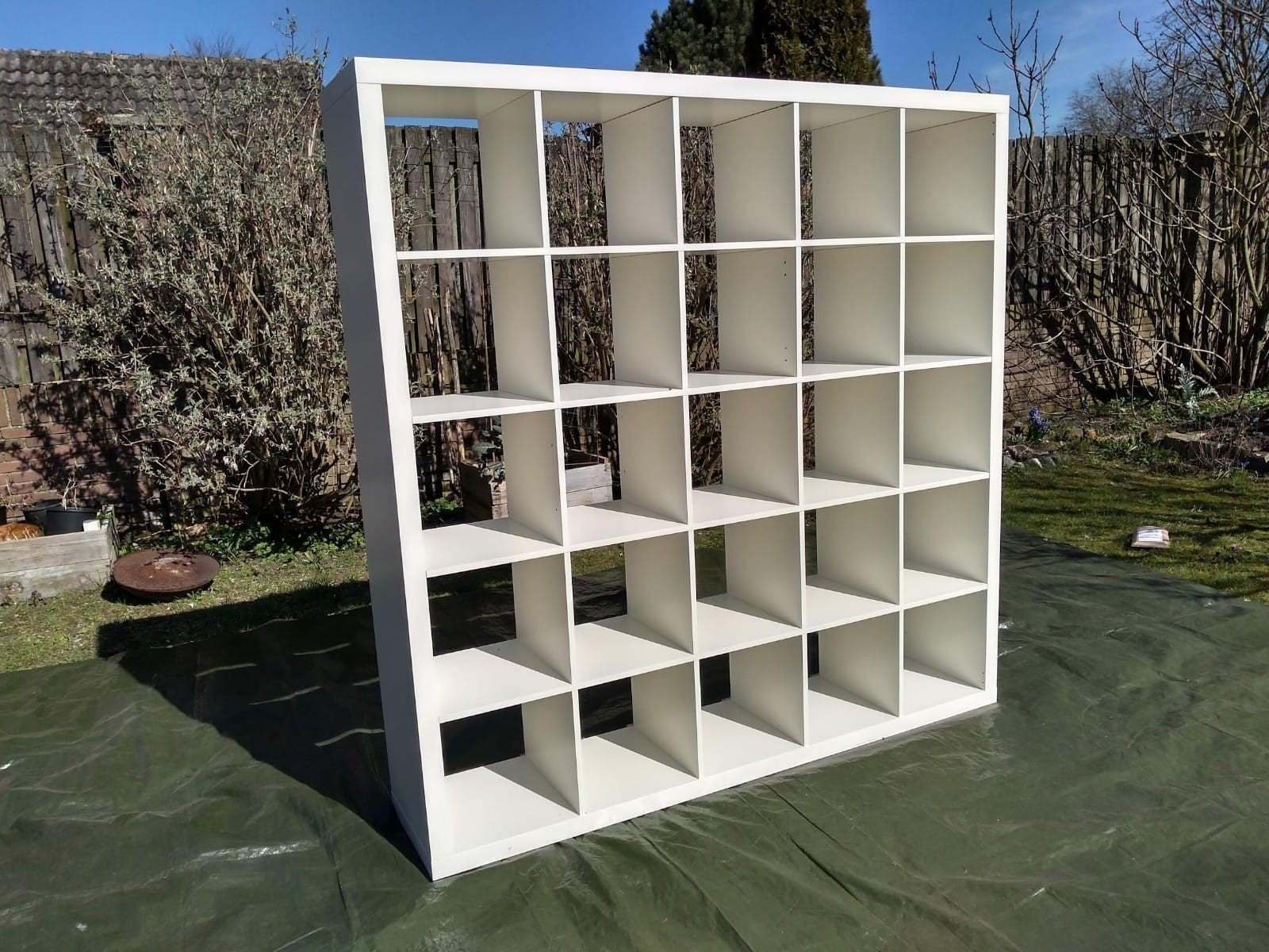 25vaks vakkenkast roomdivider kallax Expedit ikea, Ophalen, Zo goed als nieuw