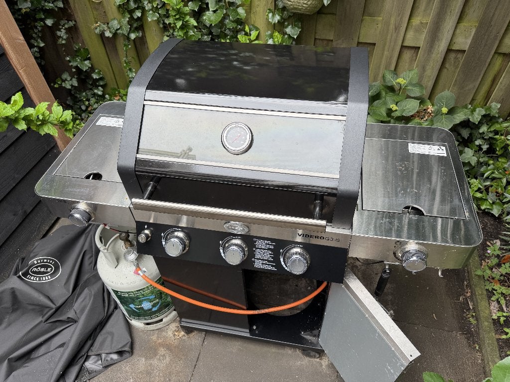 Rösle Videro G3-S Gasbarbecue Buitenkeuken + Originele Hoes, Ophalen, Zo goed als nieuw, Rösle