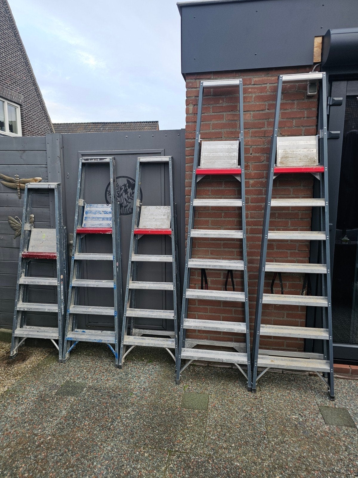 Diverse Altrex ladders - Gekeurd en klaar voor gebruik, Ophalen, Gebruikt, Ladder, Opvouwbaar of Inschuifbaar