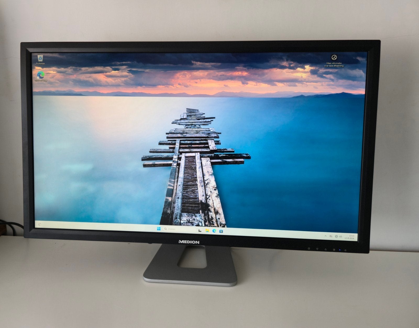 Medion 28" 4K (Gaming) Monitor – 60Hz – HDMI/DisplayPort, HDMI, Ultra HD (4K), Ingebouwde speakers, LED