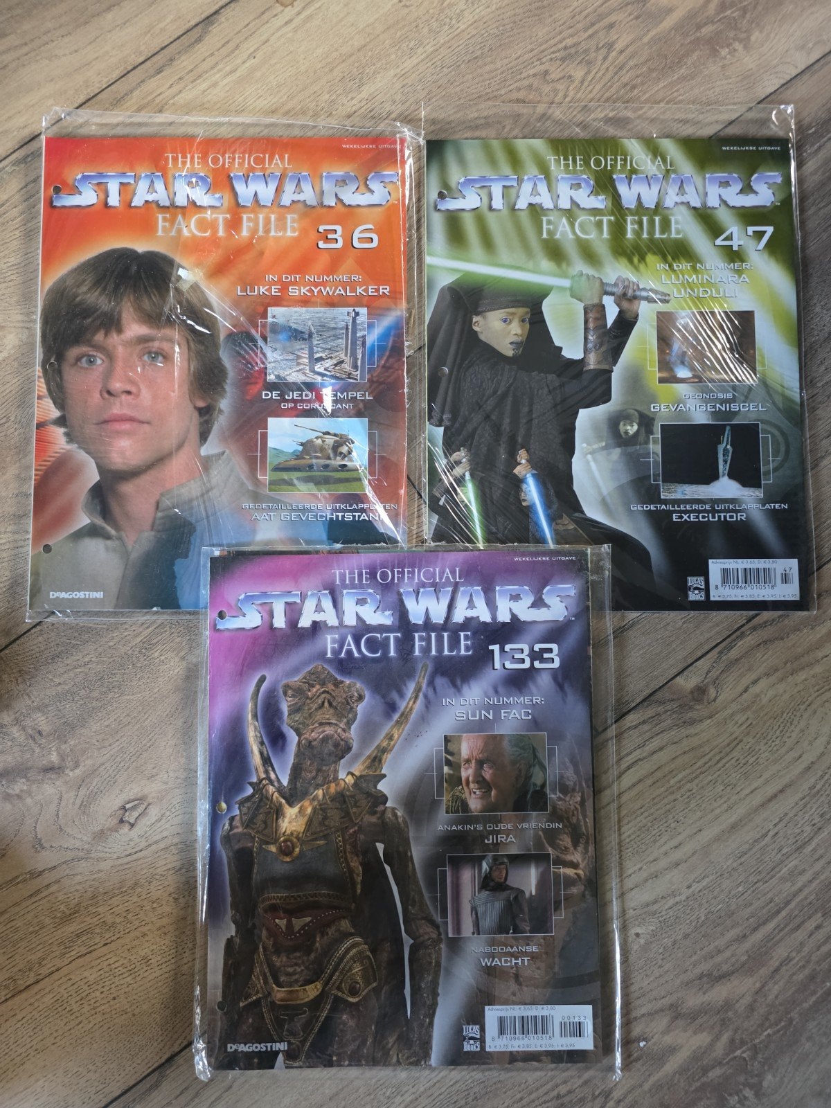 Star Wars Fact File Nrs. 36, 47 & 133 - Geseald, Ophalen of Verzenden, 1980 tot heden, Buitenland, Tijdschrift
