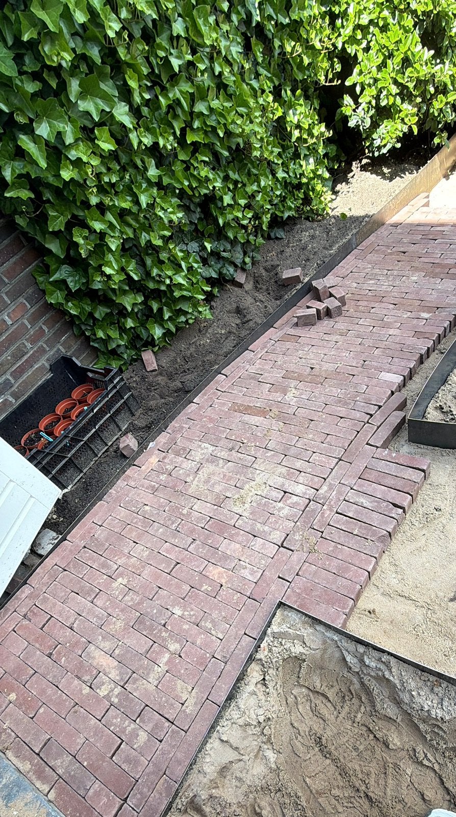 Mooie WF80 klassiek rood-bruin klinkers van der sanden 9m2, Ophalen, Overige materialen, Klinkers, Nieuw