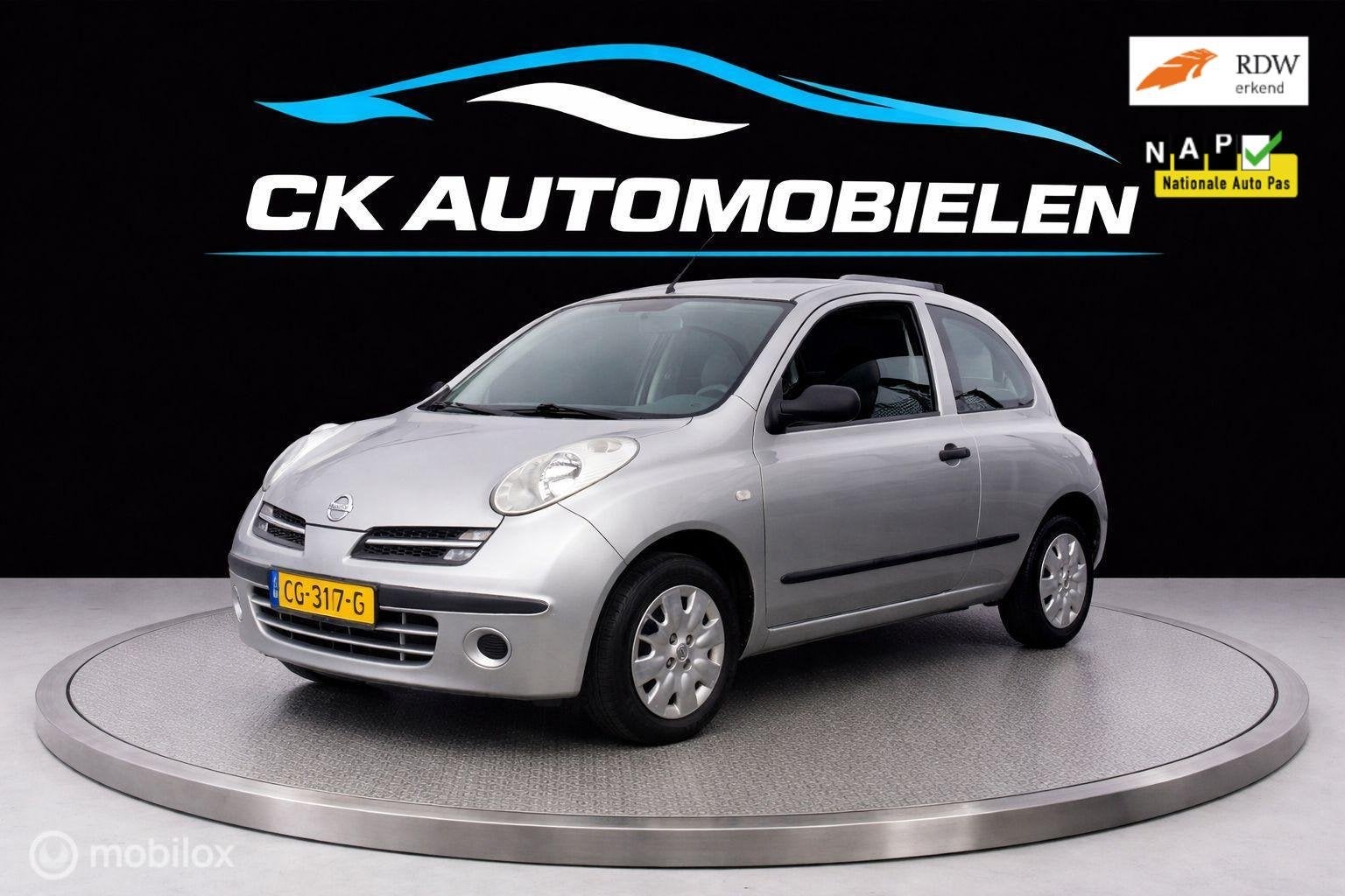Nissan Micra 1.2 Visia airco 157499 km nap, Auto's, Voorwielaandrijving, Stof, Gebruikt, 4 cilinders