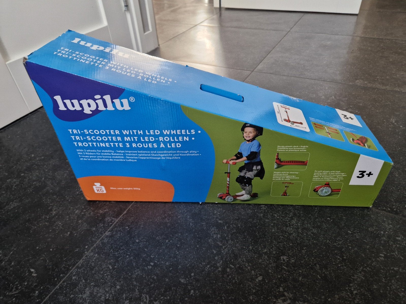 Lupilu Tri-Scooter met LED wielen - Nieuw in doos, Ophalen, Nieuw, Gewone step, Lupilu