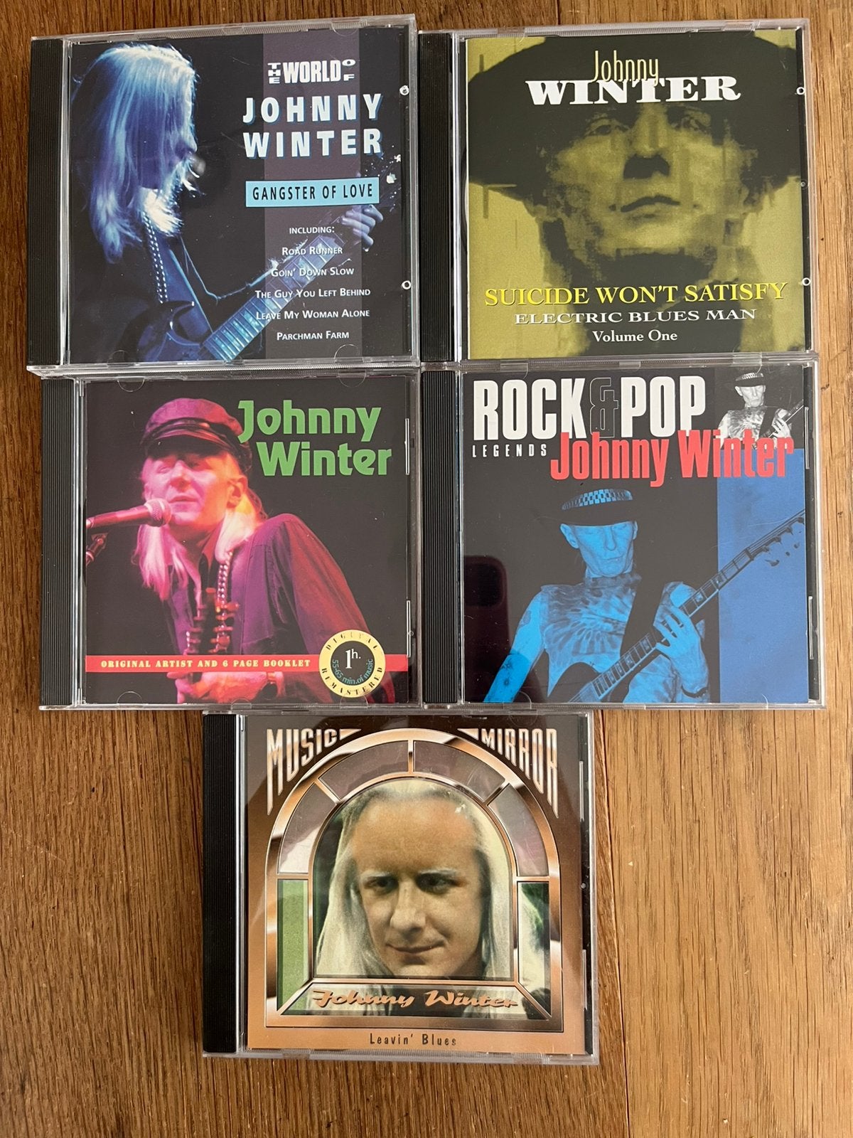 Johnny Winter 5x, Ophalen of Verzenden, Zo goed als nieuw