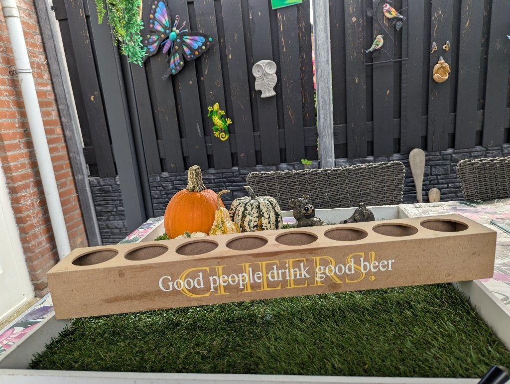 Bierhouder 'Good people drink good beer', Verzamelen, Biermerken, Ophalen, Gebruikt, Overige merken