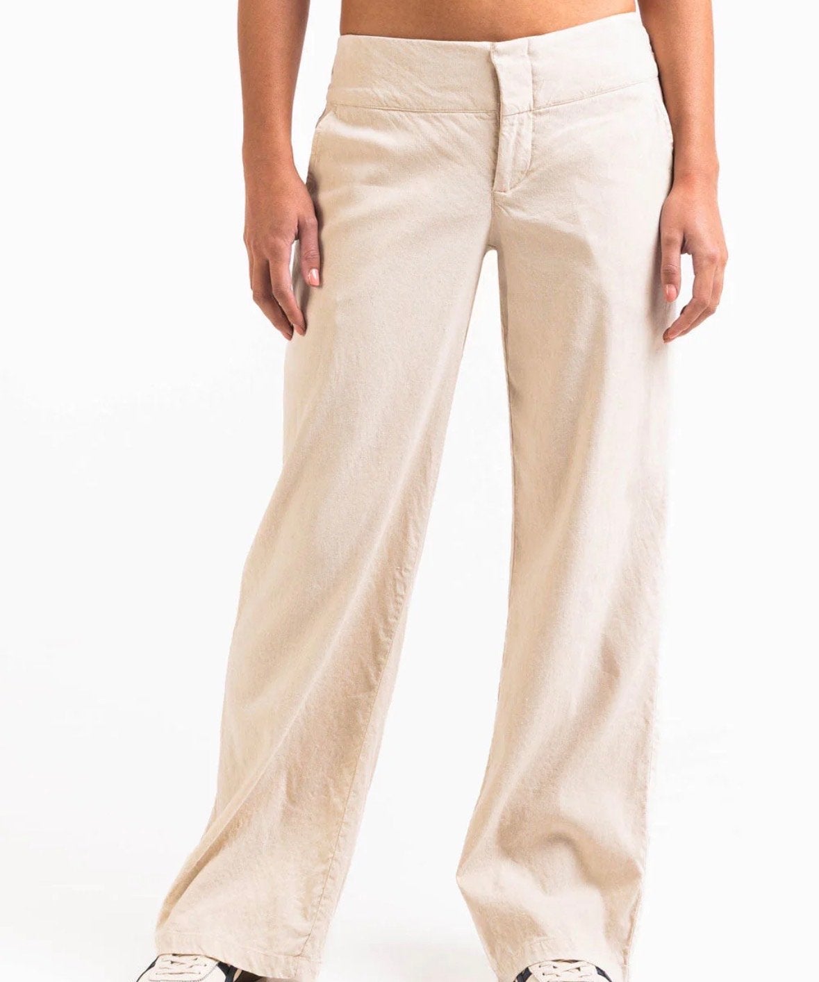 Viral MadLady linnen broek - uitverkocht op de site!, Ophalen of Verzenden, Nieuw, Maat 34 (XS) of kleiner, Beige