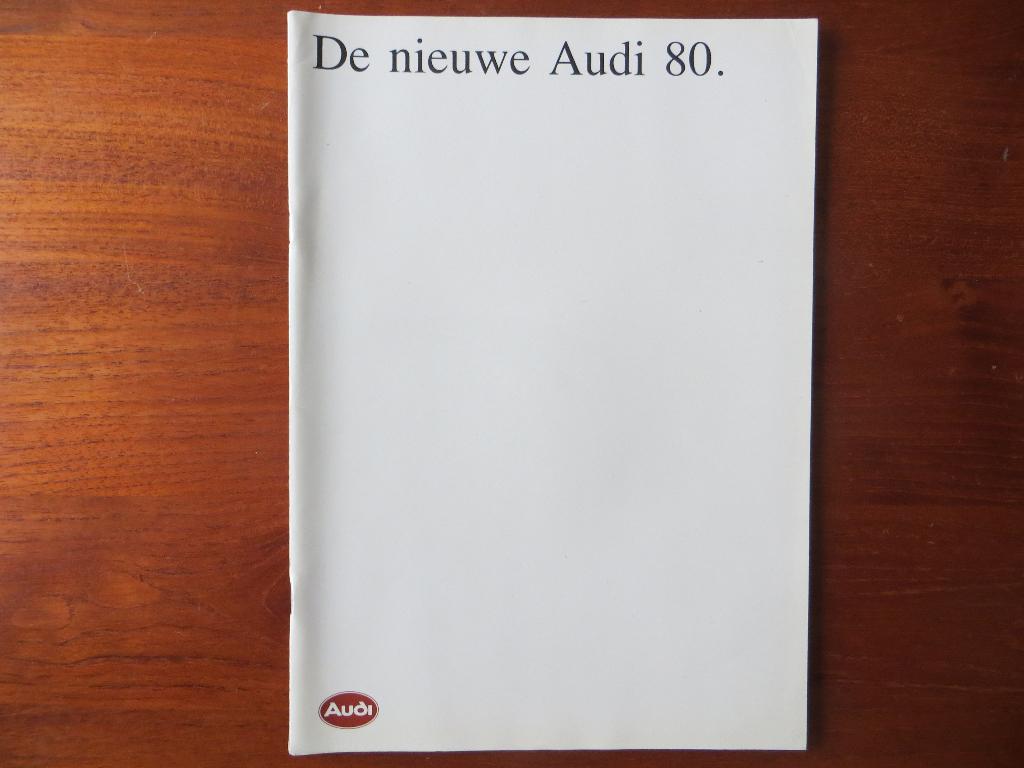 De nieuwe Audi 80 (1987), Ophalen of Verzenden, Nieuw, Audi