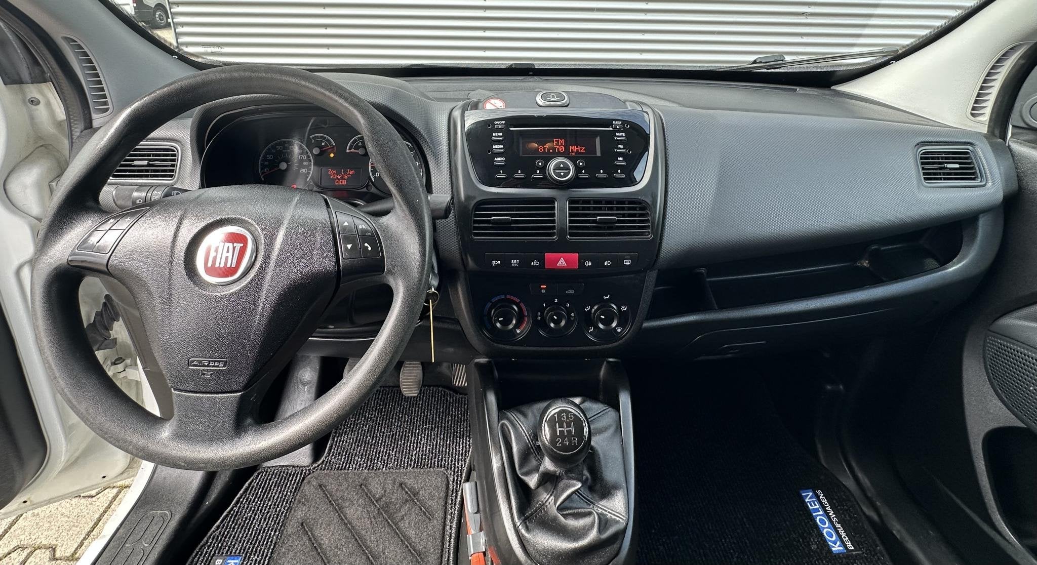 Fiat Doblò Cargo 1.3 MultiJet SX MARGE BTW VRIJ, Voorwielaandrijving, Euro 5, Stof, Gebruikt