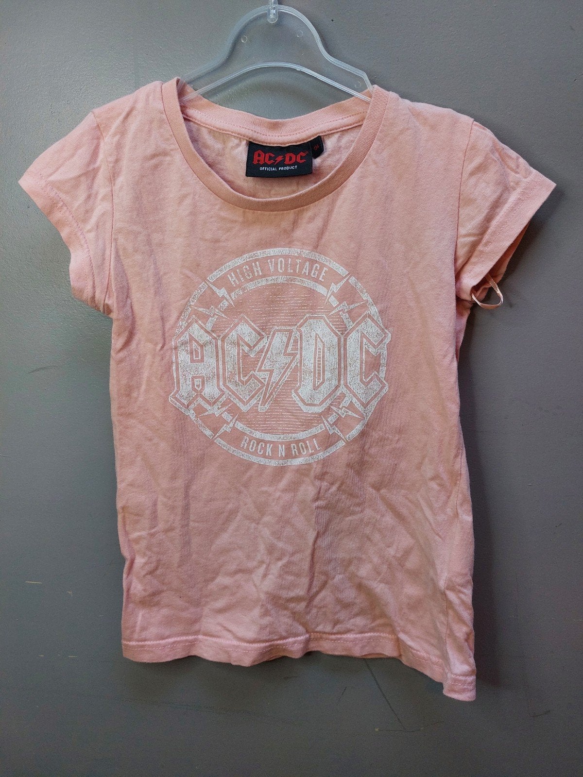 AC/DC Shirt (Meisje) High Voltage, Ophalen of Verzenden, Zo goed als nieuw
