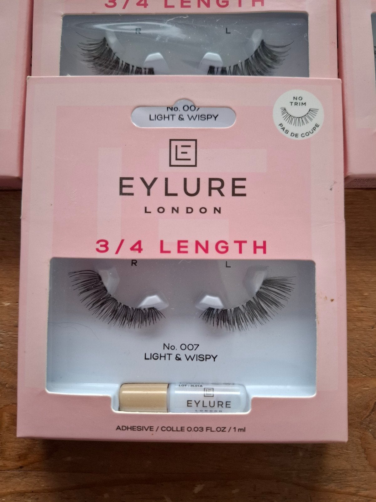 Eylure 3/4 Length Wimpers No. 007 Light & Wispy - 7 St, Ogen, Zwart, Nieuw, Ophalen of Verzenden