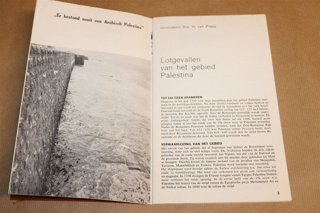 Resolutie 181 [Aksent 1968] Israël Palestina Zeldzaam, Ophalen of Verzenden, Gelezen, Europa