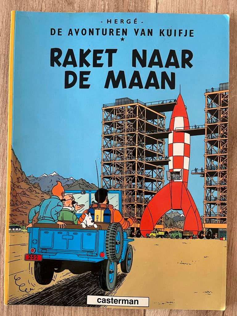Kuifje: Raket naar de Maan (Hergé), Eén stripboek, Ophalen of Verzenden, Gelezen