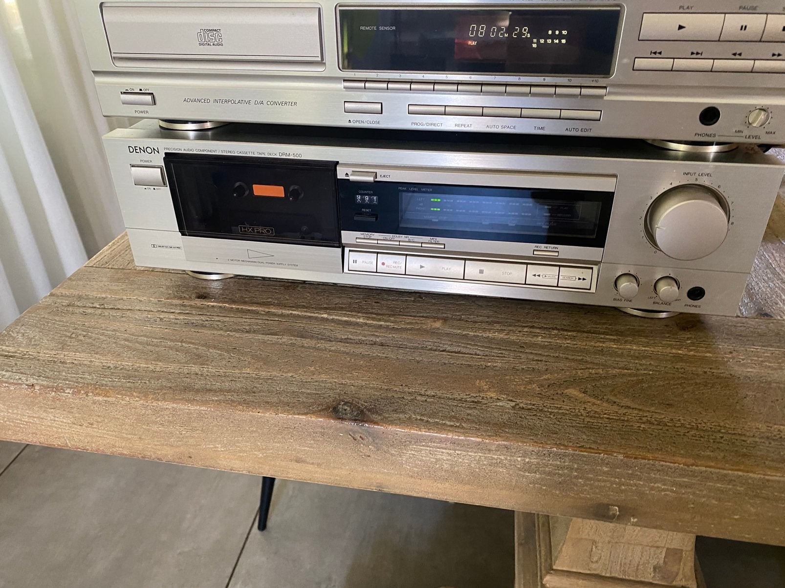 Denon DRM500 cassettedeck nette staat, Ophalen of Verzenden, Zo goed als nieuw, Cassettedeck, Denon