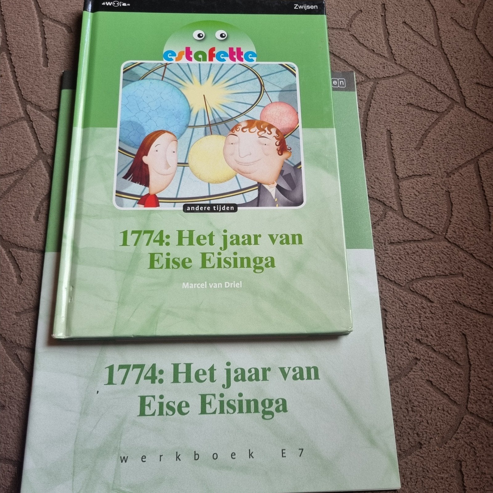 Estafette:1774: Het jaar Eise Eisinga boek & werkboek AVI E7, Ophalen of Verzenden, Nieuw, Marcel van Driel