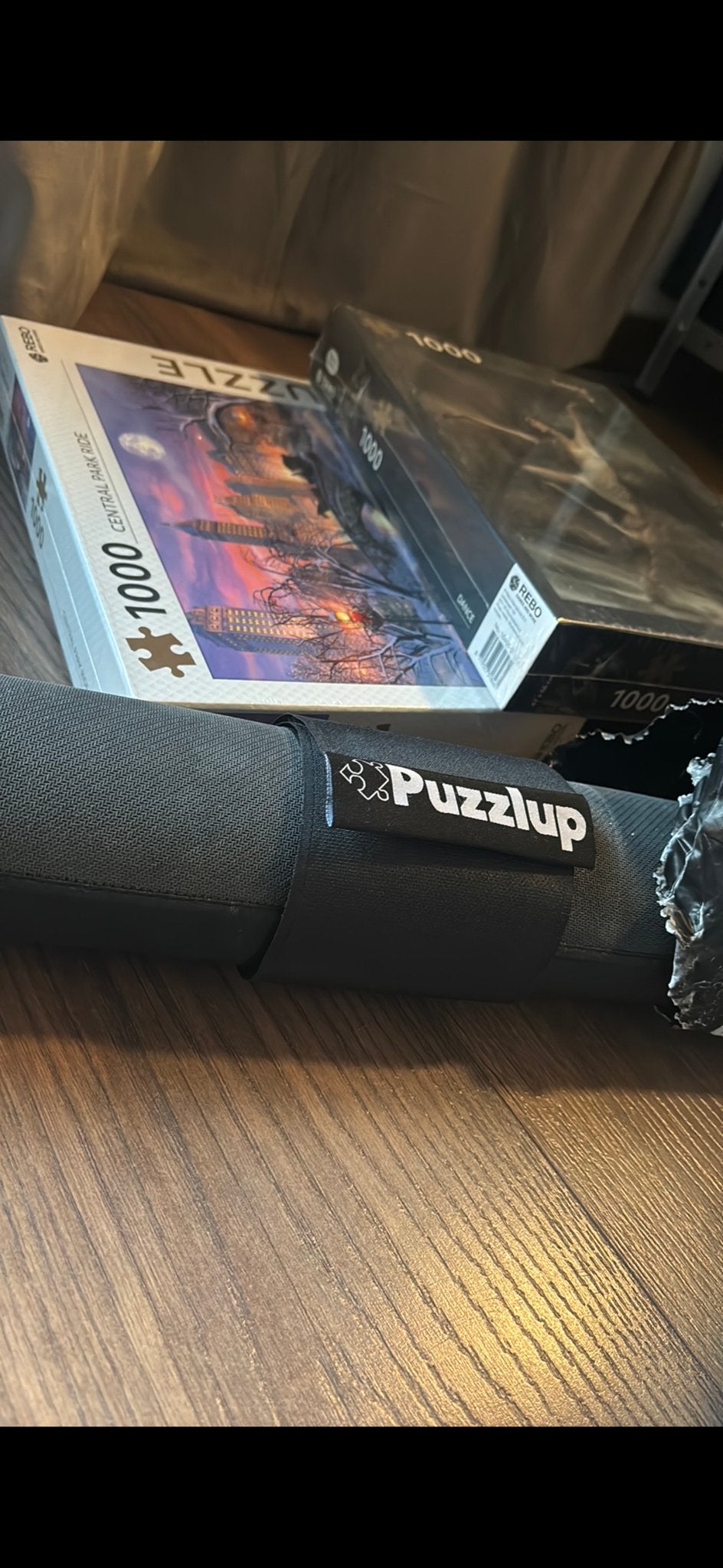 3 Legpuzzels (1000 stukjes) + Puzzelmat XXL, Ophalen, 500 t/m 1500 stukjes, Gebruikt, Legpuzzel