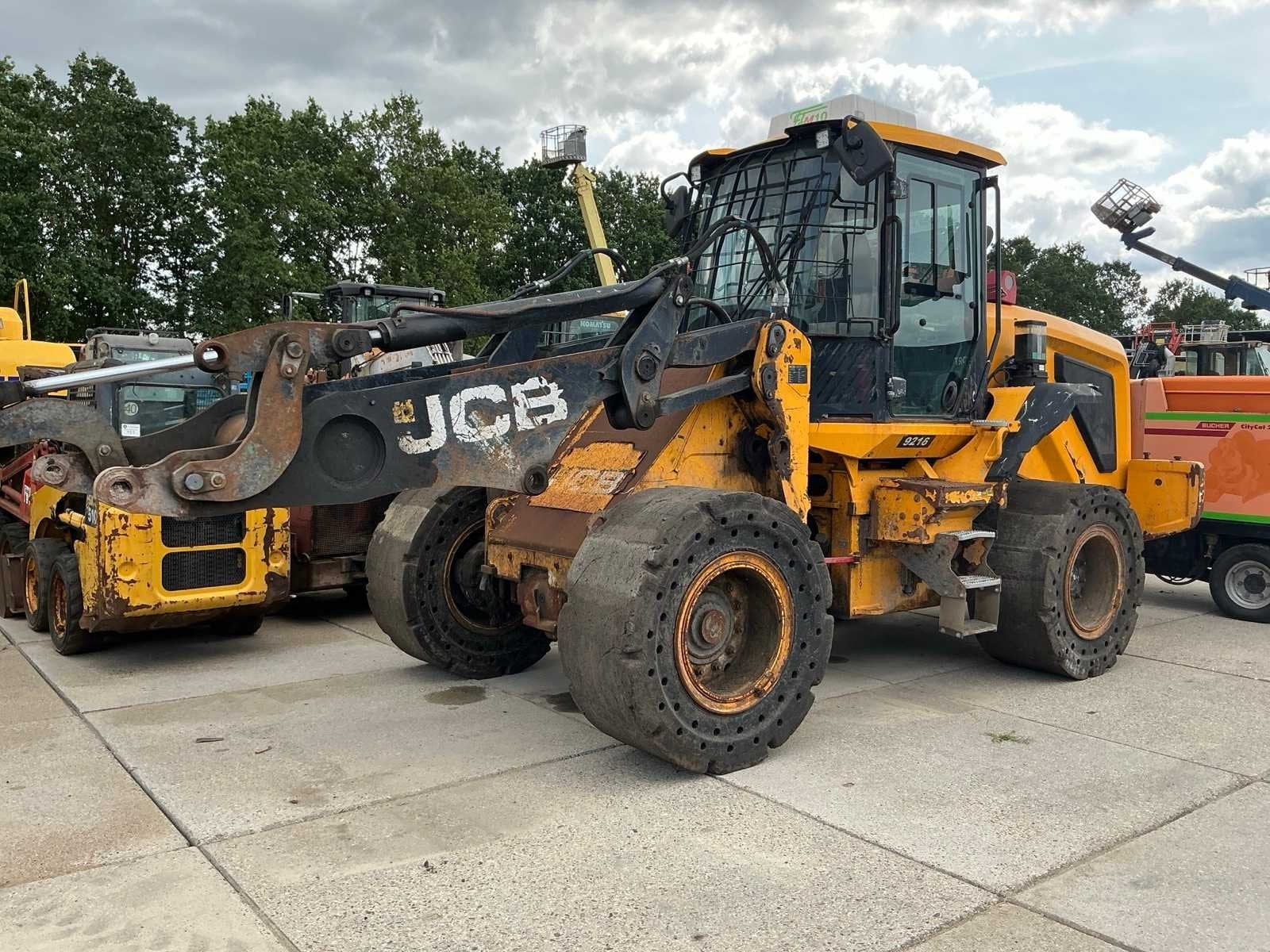 2018 JCB 437WHT T4F Shovel Defect, Wiellader of Shovel