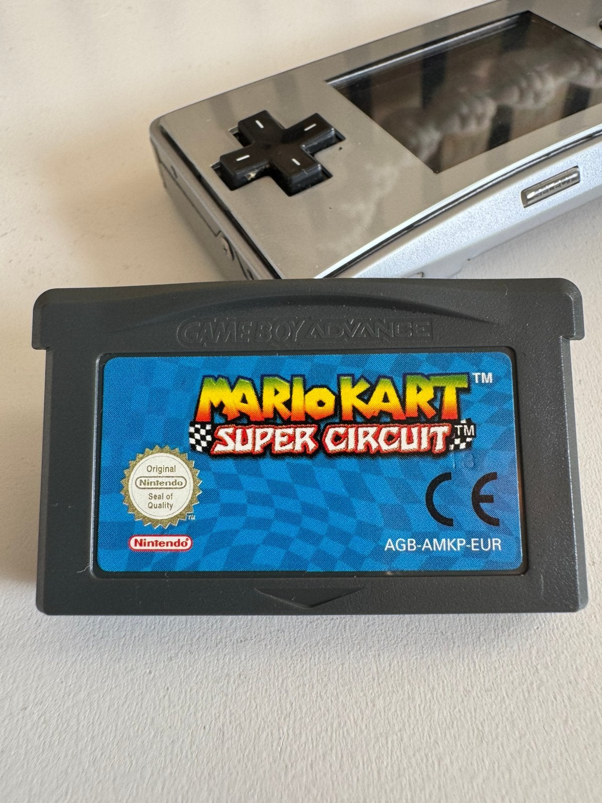 GBA Mario Kart Super Circuit, Spelcomputers en Games, Gebruikt, 1 speler, Racen en Vliegen, Ophalen of Verzenden