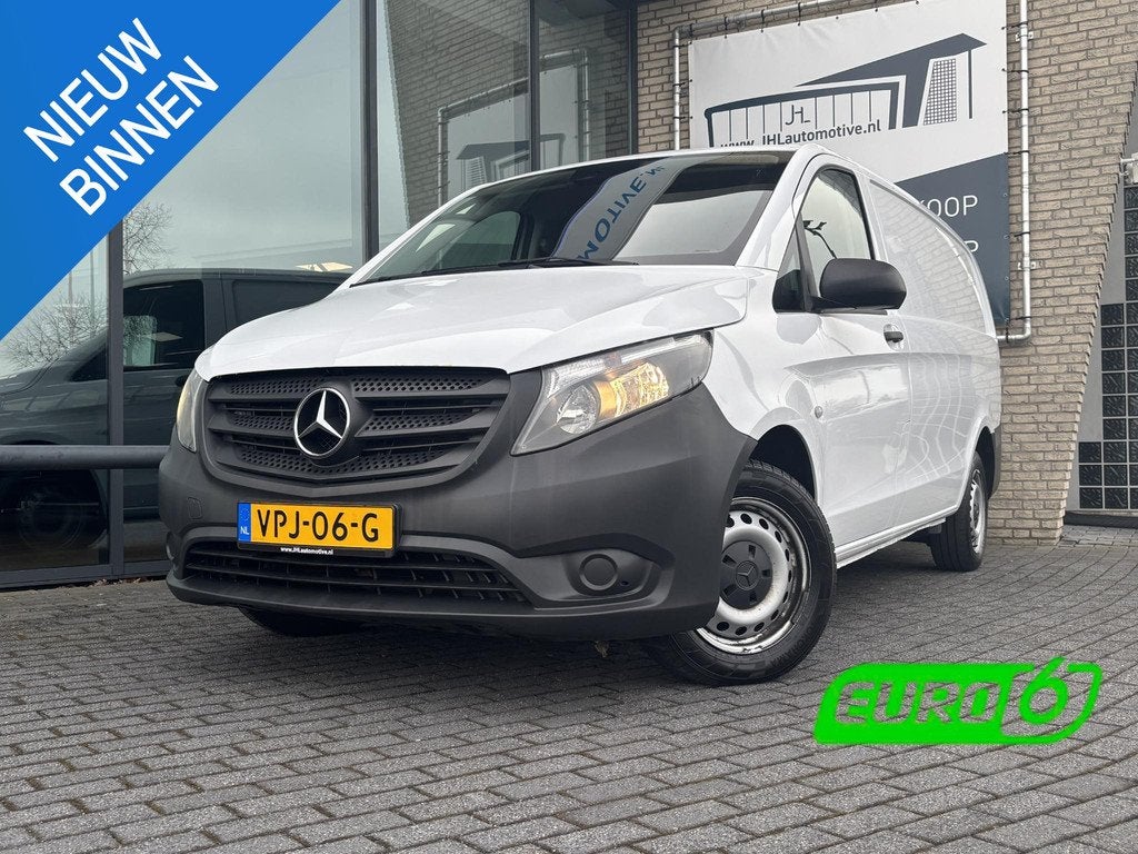 Mercedes-Benz Vito 110 CDI Functional Lang *NAVI*CAM*CRUISE*, Auto's, Gebruikt, 4 cilinders, 2000 kg, Wit