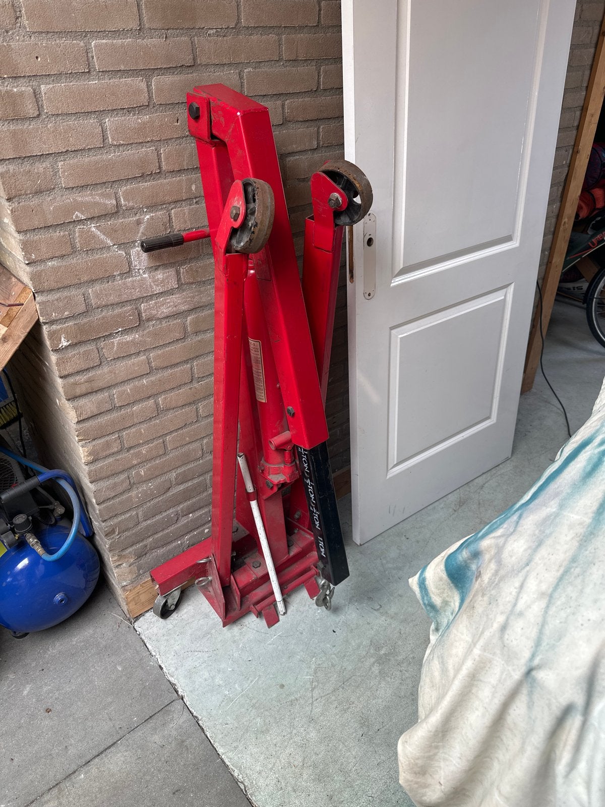 Grote motortakel 1ton in goed werkende staat, Ophalen of Verzenden