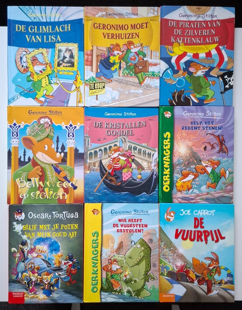 Sint cadeau tip !  Geronimo Stilton boeken, Ophalen of Verzenden, Zo goed als nieuw, Geronimo Stilton, Sprookjes