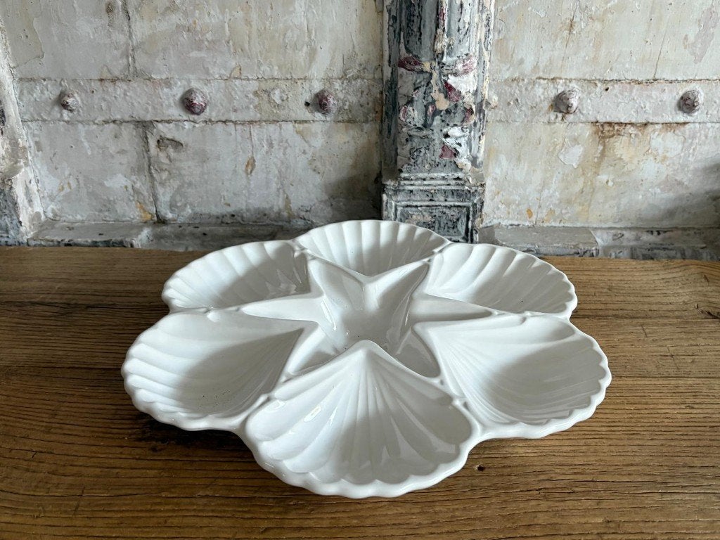 Vintage Sigrid Olsen seashell serveerschaal oester schaal, Ophalen of Verzenden