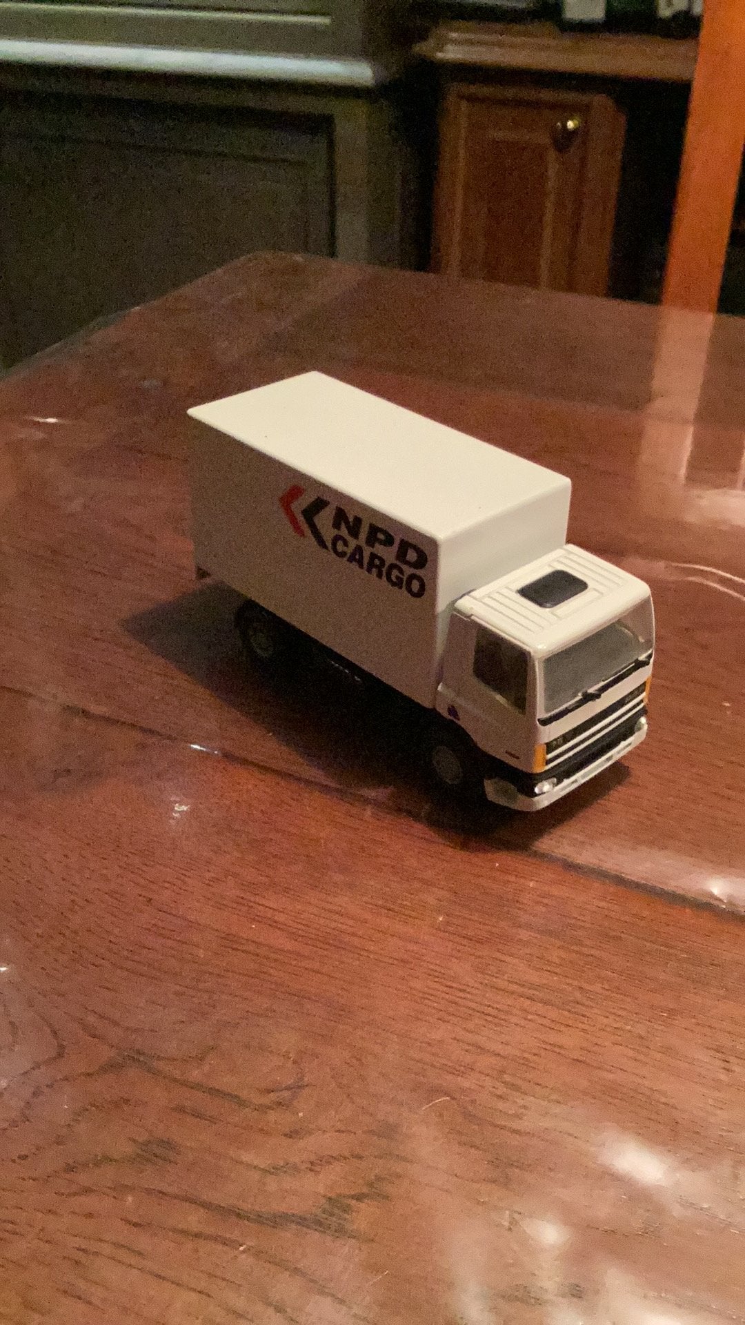 Lioncar Daf 75.300 van de NPD 1:50, Hobby en Vrije tijd, Modelauto's | 1:50, Ophalen of Verzenden, Zo goed als nieuw, Bus of Vrachtwagen