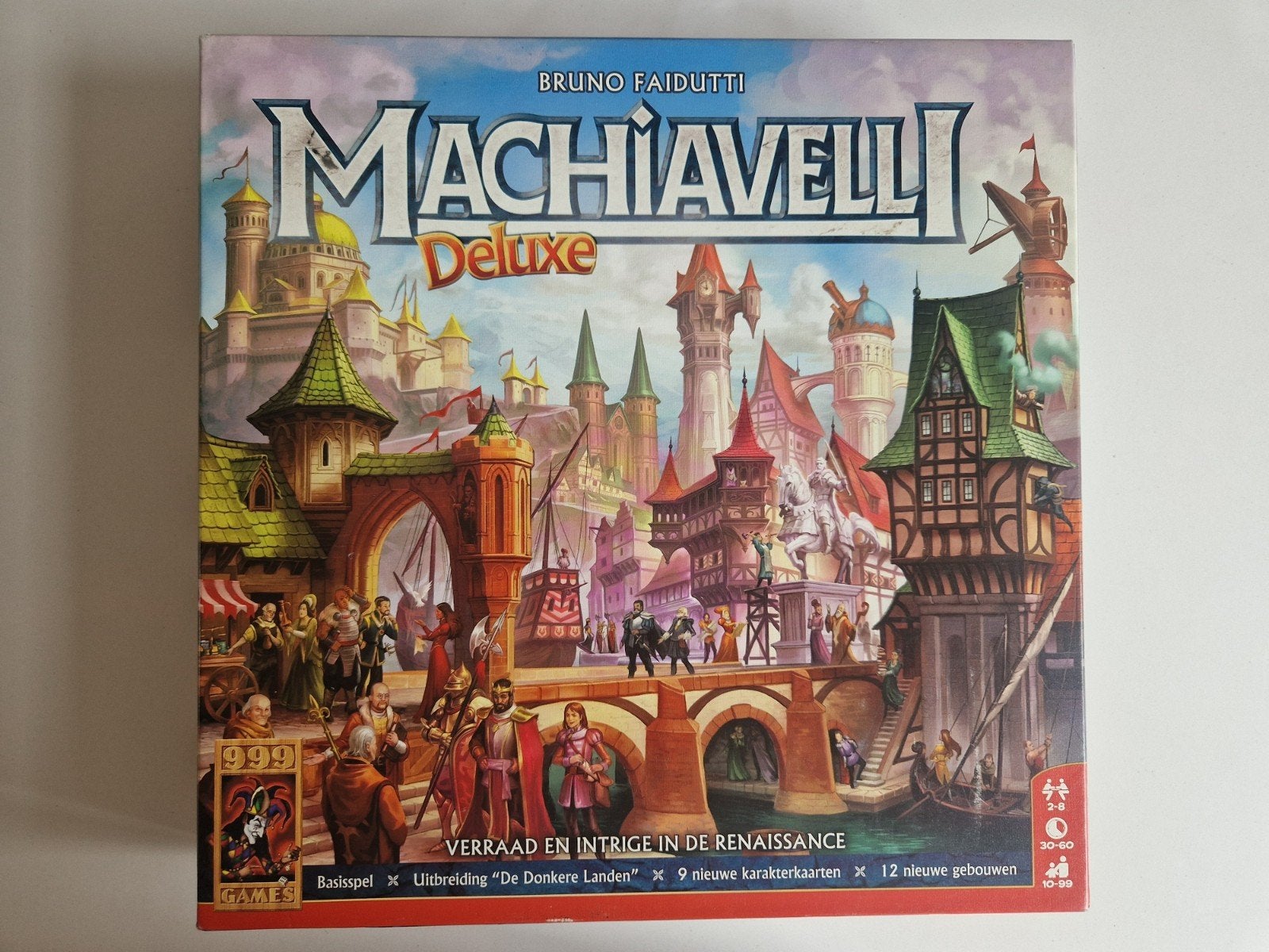 Machiavelli Deluxe spel, Ophalen of Verzenden, Nieuw