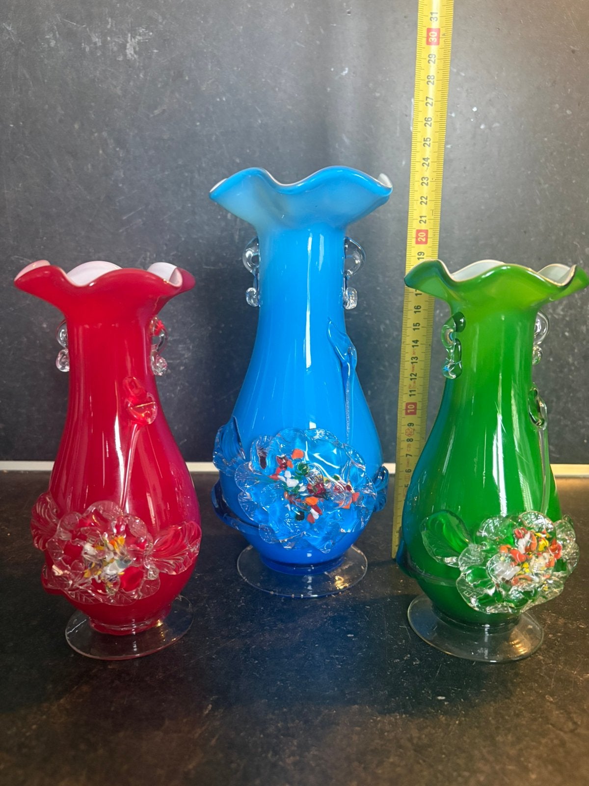 Vintage vazen in murano- stijl, Ophalen