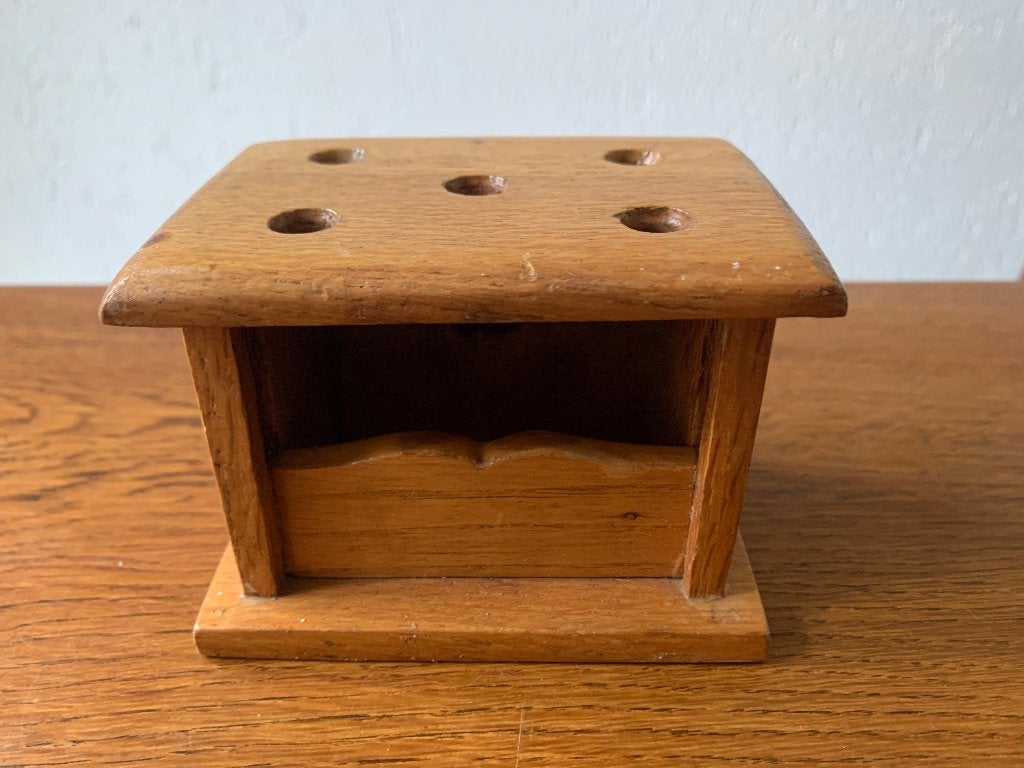 Massief Houten "Stoofje" 'Echt Handwerk', Ophalen of Verzenden, Huis en Inrichting