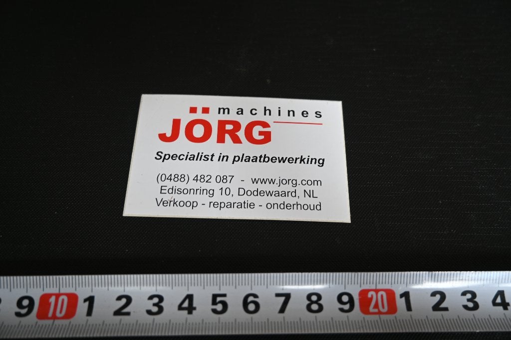 sticker Dodewaard machines JÖRG specialist in plaatbewerking, Ophalen, Zo goed als nieuw